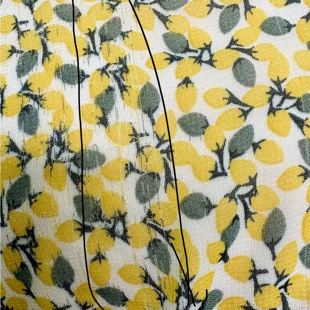 Max Studio Yellow Floral Long Sleeve Dress - Picture 10 of 10